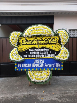 Papan Bunga Duka di Pegangsaan