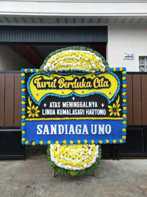 Papan Bunga Duka di Pegangsaan